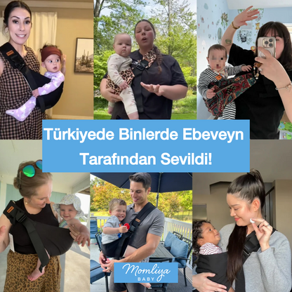 Momliya™ Ergonomik Bebek Taşıyıcı Sling